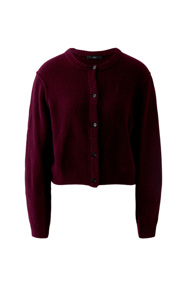 Cardigan - Burgundy