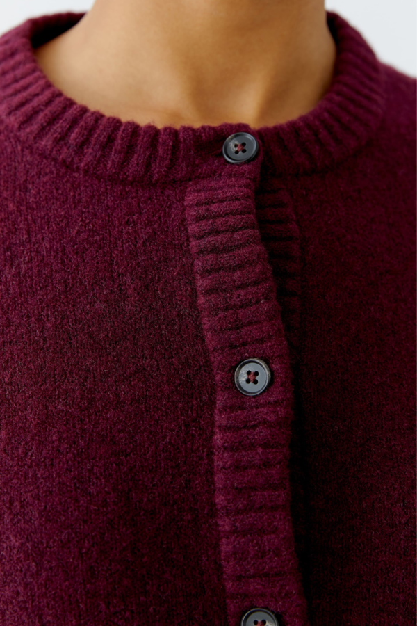 Cardigan - Burgundy