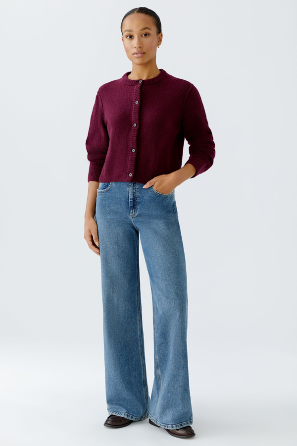 Cardigan - Burgundy