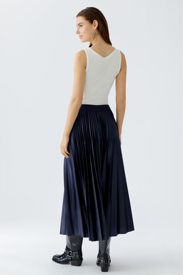 Pleated skirt - Navy