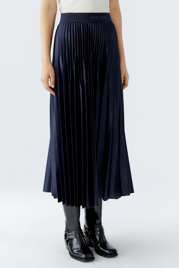 Pleated skirt - Navy