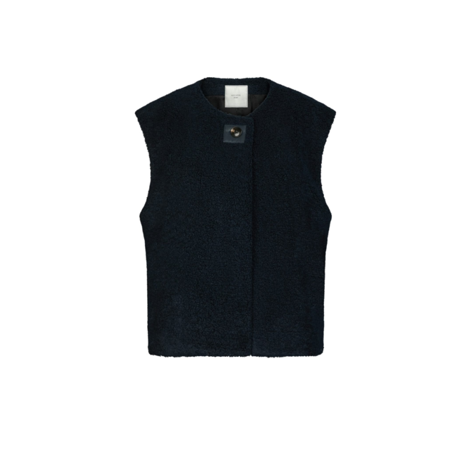 Anjanna Teddy Vest - Navy
