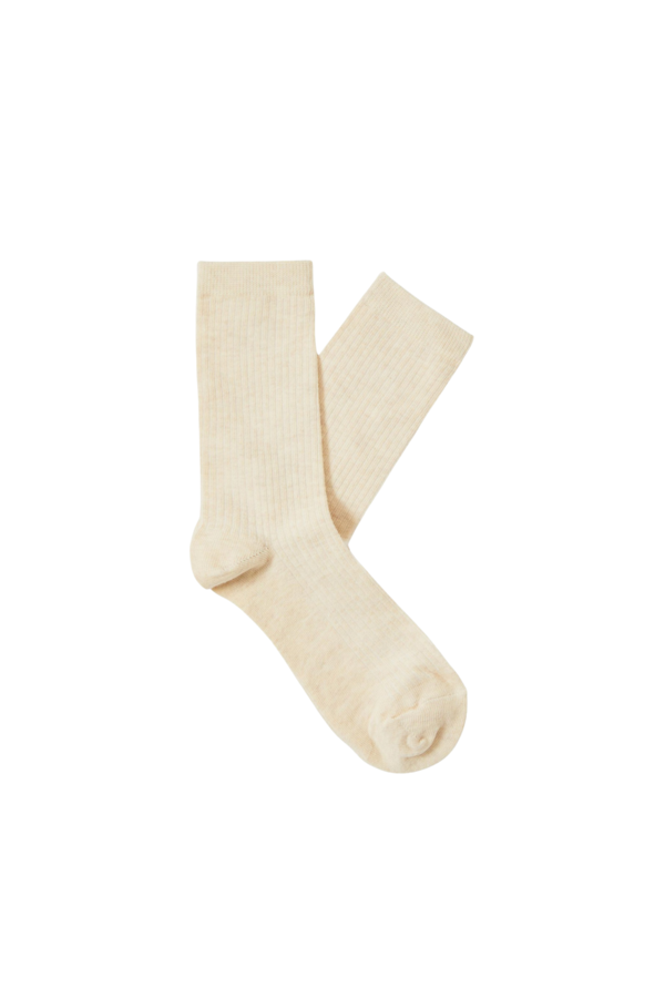 Rose Sock - Birch Melange