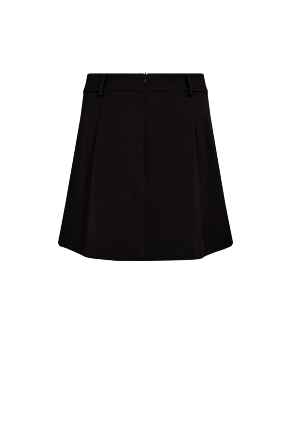 Luna Pocket Pleat Mini Skirt - Black