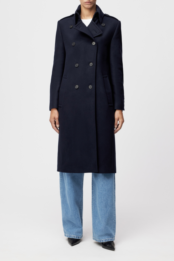 Piethill Military Coat - Navy
