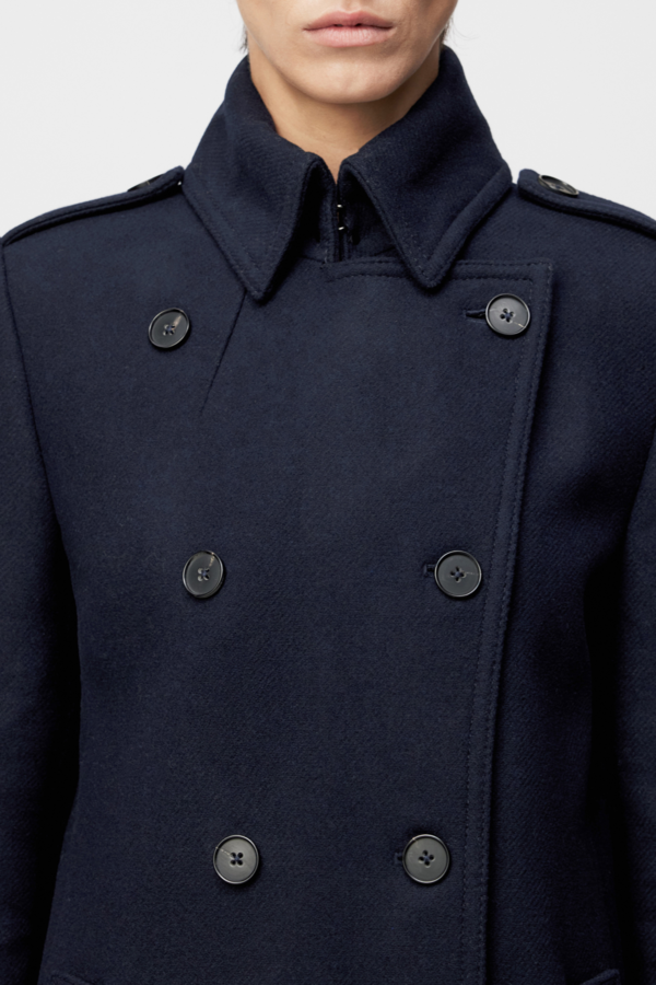 Piethill Military Coat - Navy