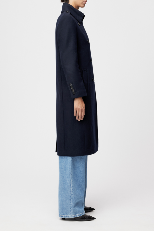 Piethill Military Coat - Navy