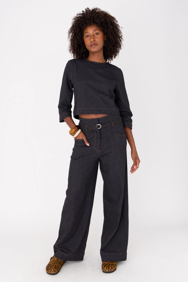 Blouse - Off Black