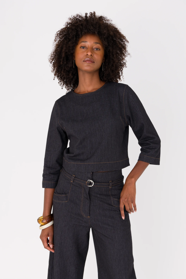 Blouse - Off Black