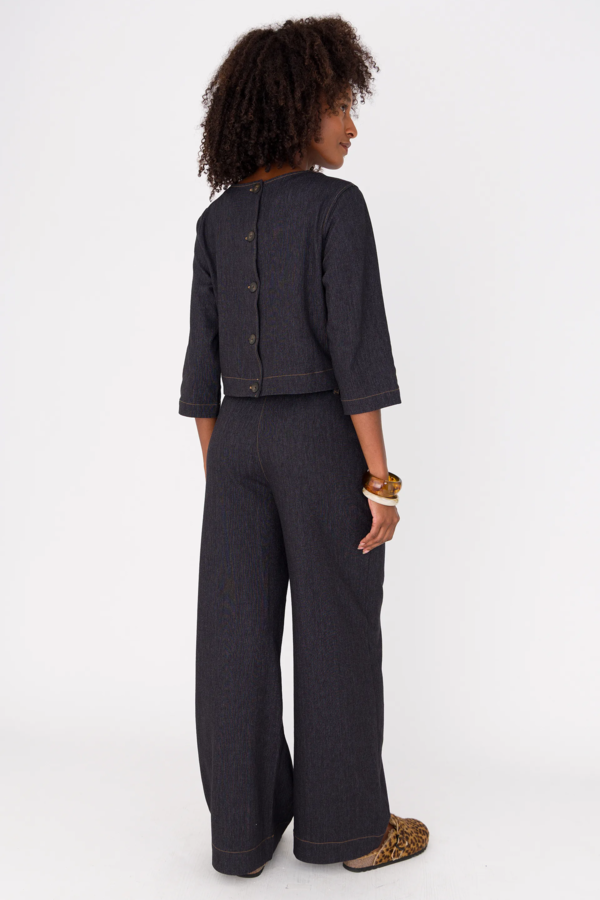 Denim Broek - Off Black