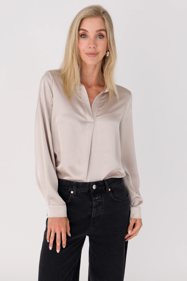 Blouse - Chalk Solid