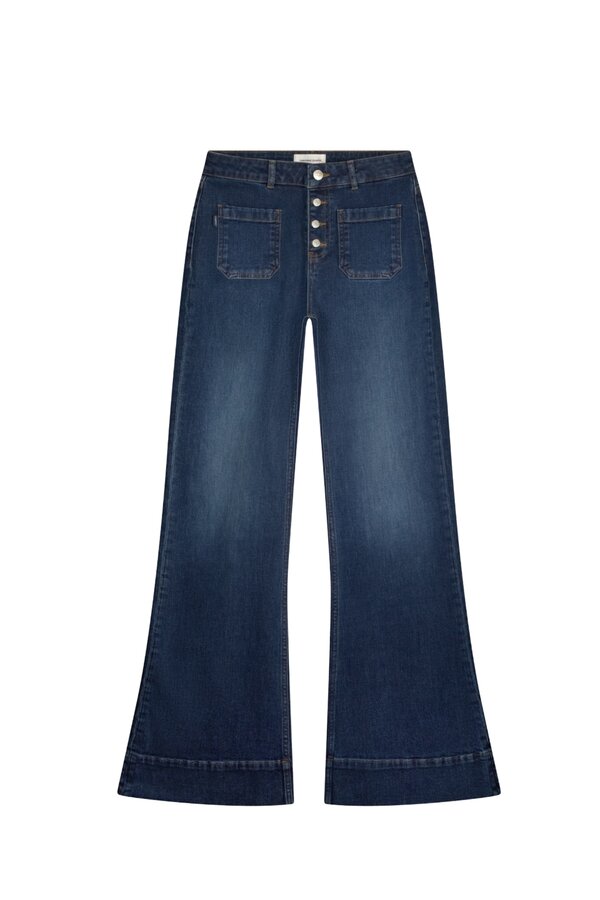 Vic Bootcut Jeans - Medium Dirty Wash September