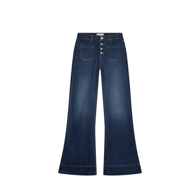 Vic Bootcut Jeans - Medium Dirty Wash September