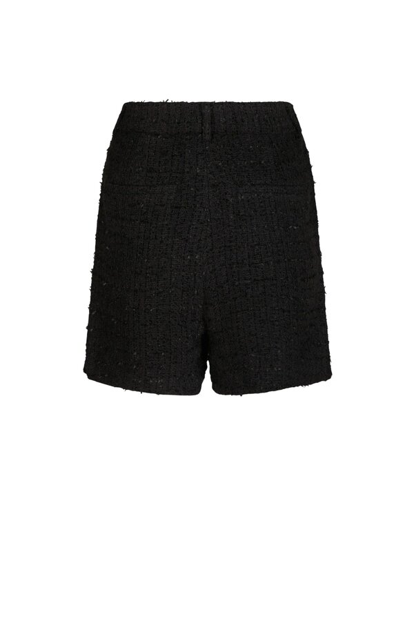 Zanya Boucle Shorts - Black