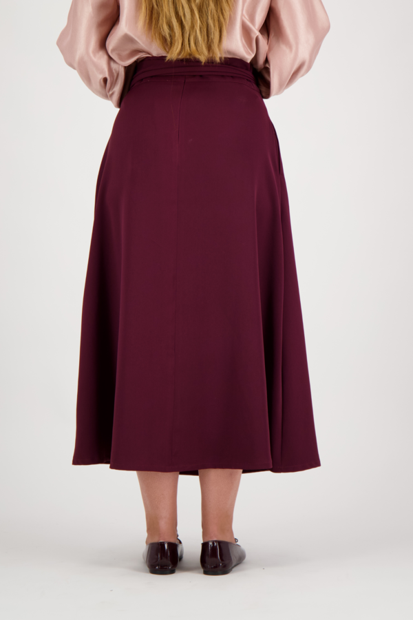 Viore Skirt - Burgundy