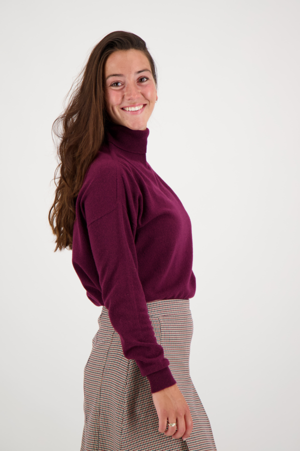 Selah Turtleneck - Burgundy