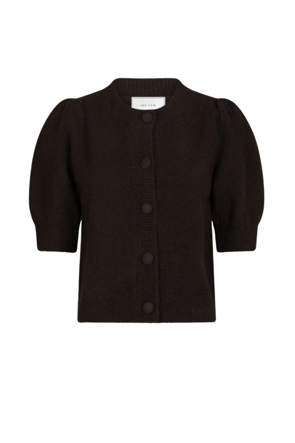 Trudy Knit Cardigan - Dark Brown