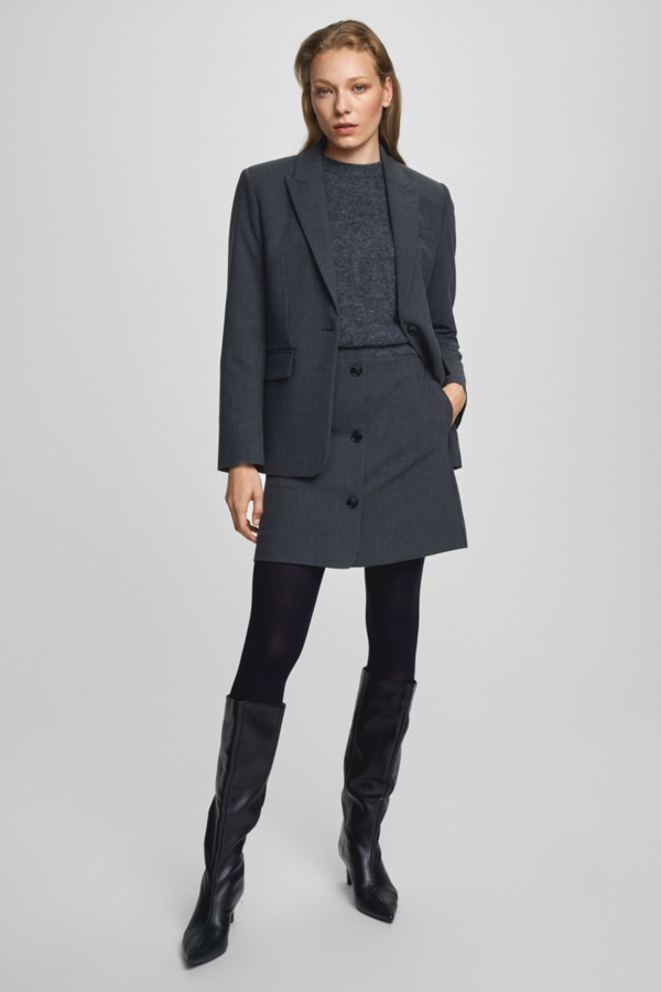 Jayden Henrike Skirt - DGM Grey