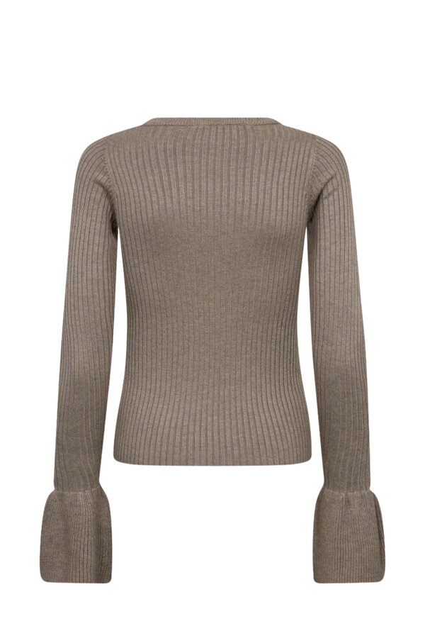 Balin Wide Cuf Knit - Light Walnut