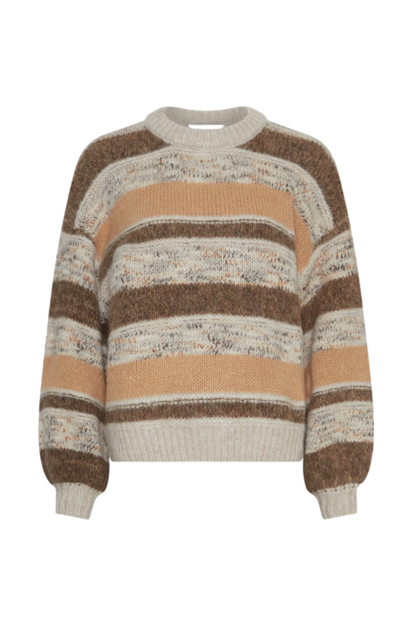 Constance Pullover Stripe - Oatmeal
