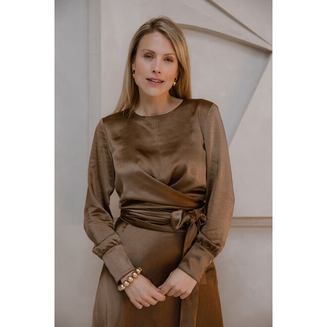 Winny Blouse - Cognac