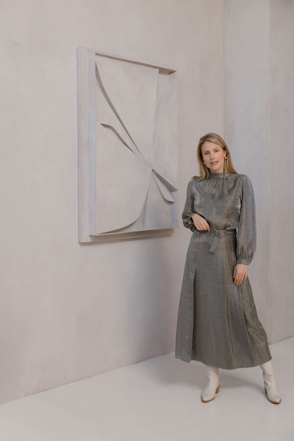 Sabine Blouse - Staalblauw