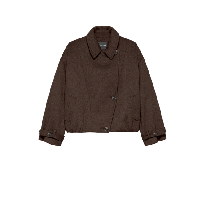 Silas Wool Jacket - Choco Melange