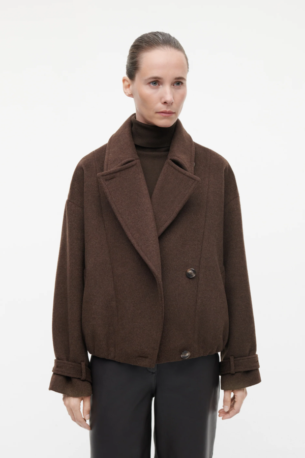 Silas Wool Jacket - Choco Melange