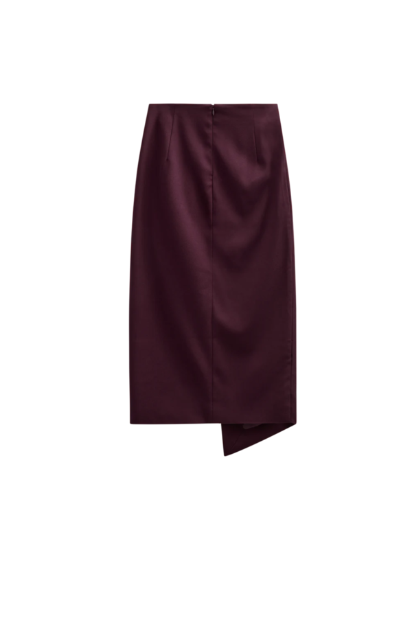 Tailor Skirt - Windsor Wine