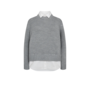 Yasmin Pullover - Light Grey Melange