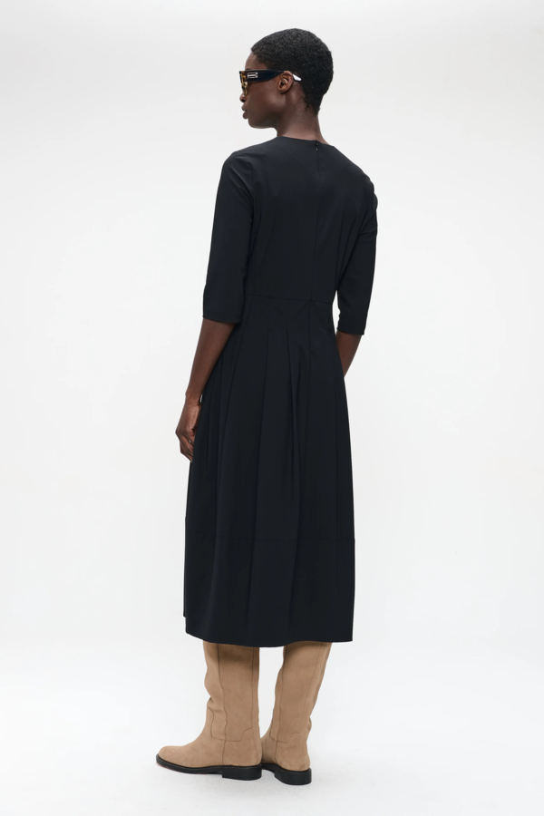 Heide Tech Jersay Dress - Black