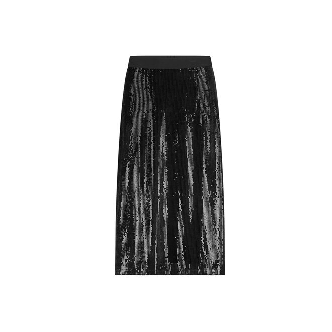 Pallina Sequins Skirt - Black
