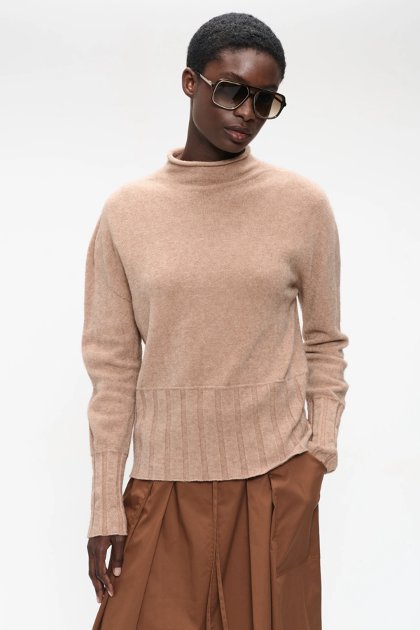 Pullover - Beige Melange