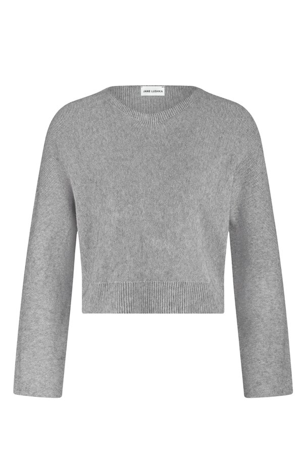 Pullover Seamless Viscose - Grey Melange