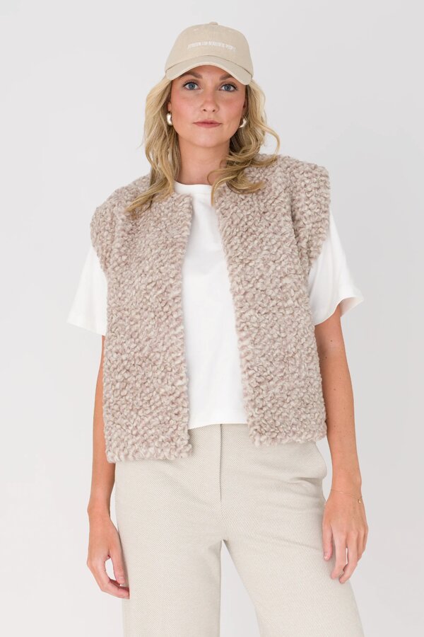 Gilet Teddy - Chalk