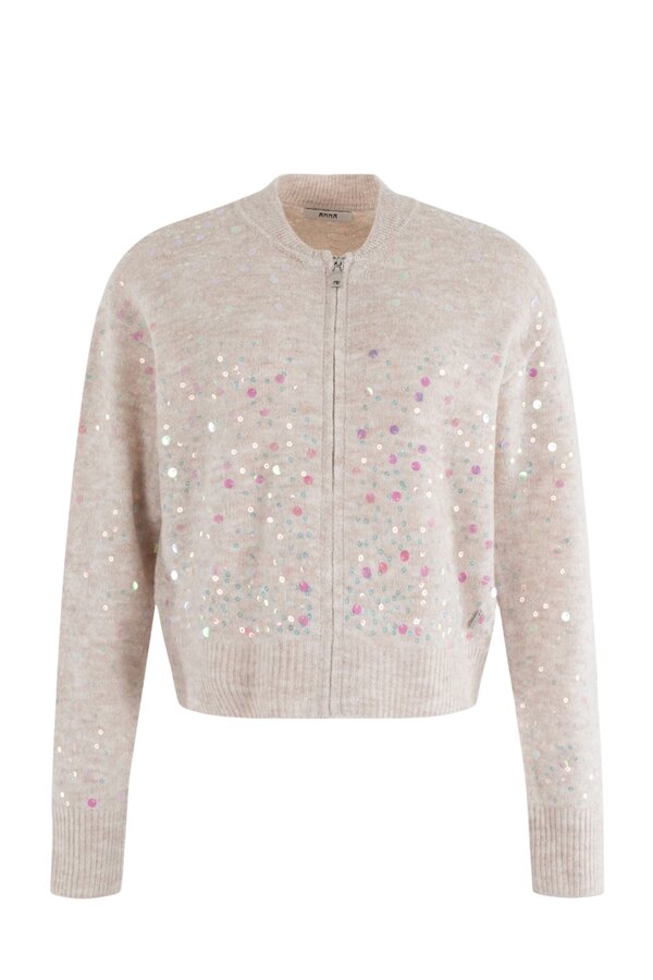 Glitter Vest - Beige