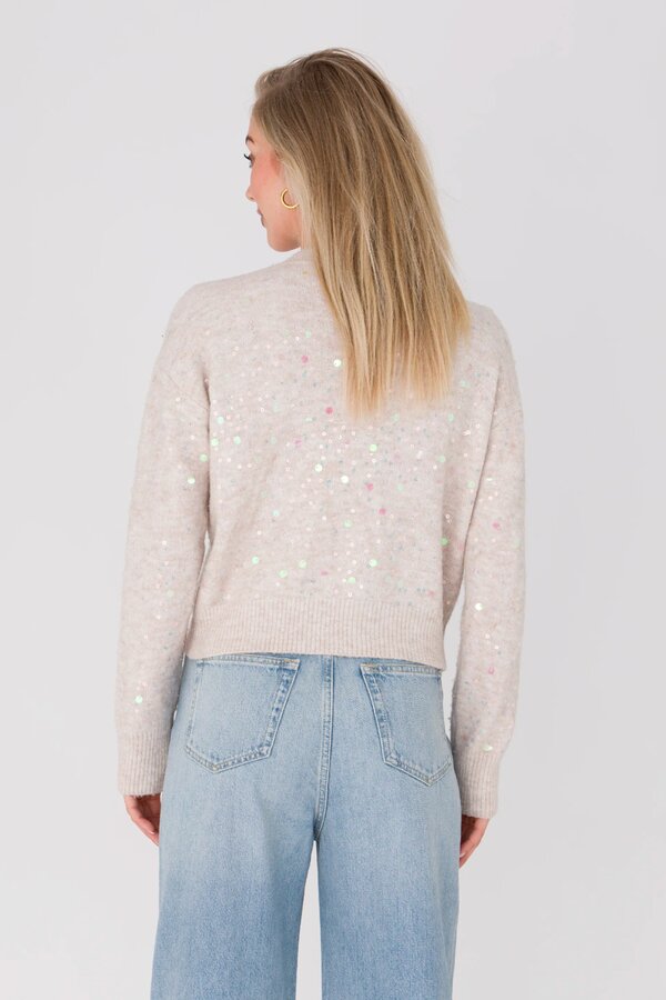 Glitter Vest - Beige