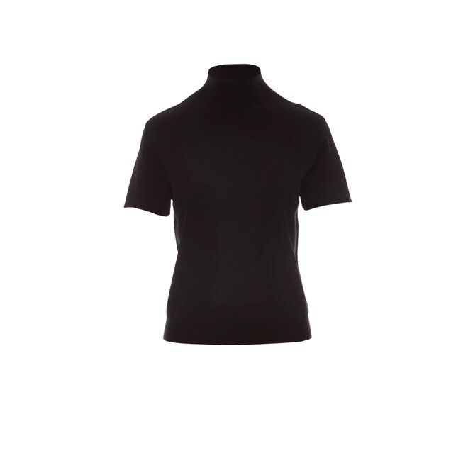 Gebreid Shirt - Zwart