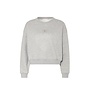 Sweatshirt met glitterdetail - Lichtgrijs