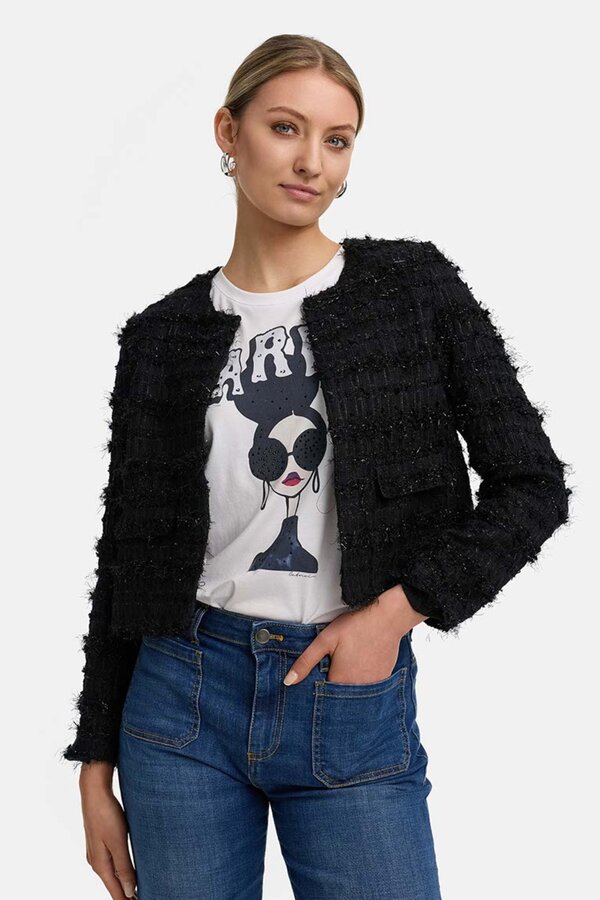 Bouclé Jasje - Zwart