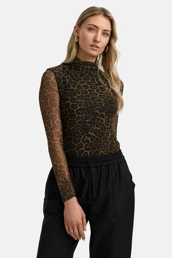 Mesh Shirt Print - Leo