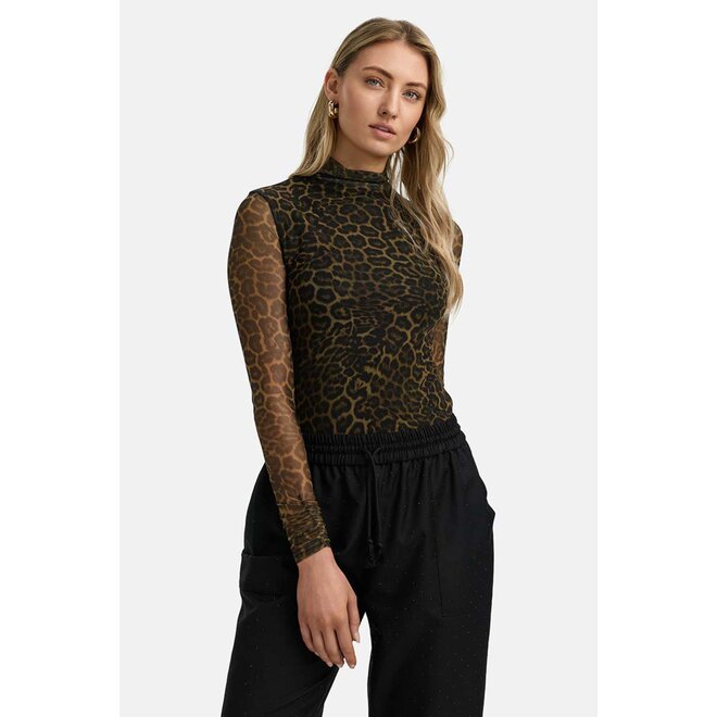 Mesh Shirt Print - Leo