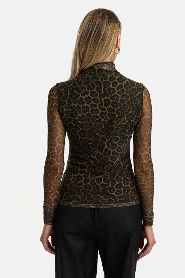 Mesh Shirt Print - Leo