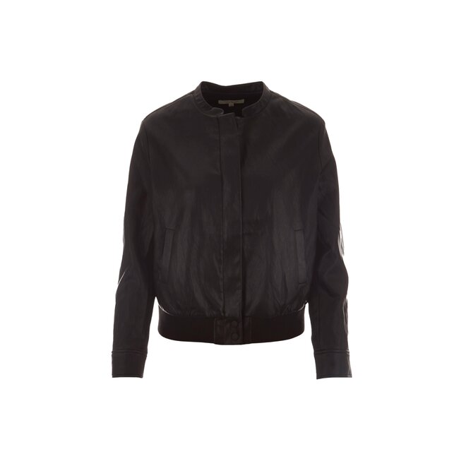 Pilotenjack Leer - Zwart