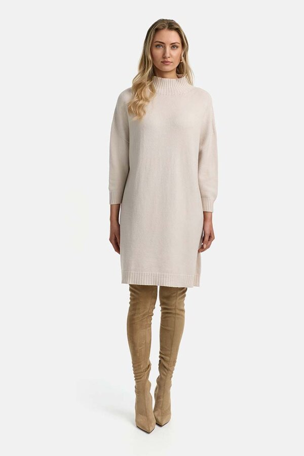 Gebreide Jurk - Beige