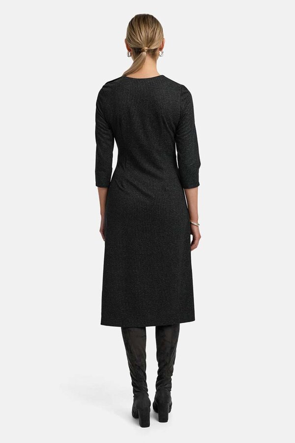 Jersey Jurk - Zout Peper