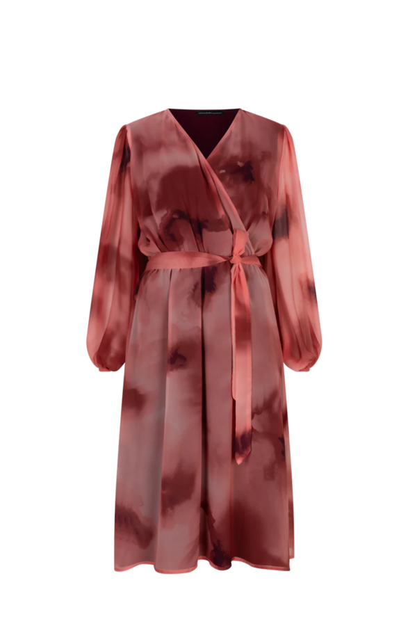 Dress - Burgundy/Rose