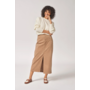 Silly Rib Skirt - Camel