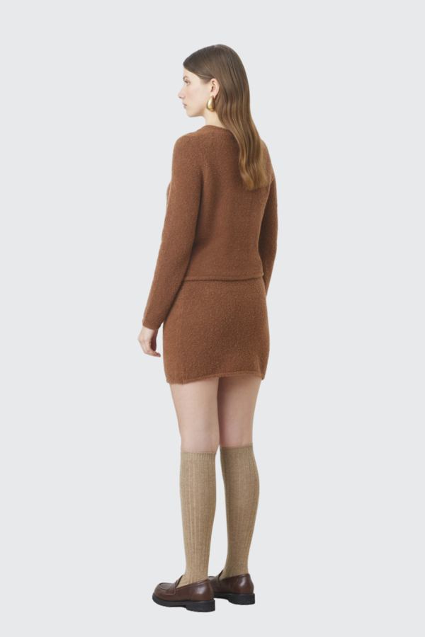 Galia Cardigan - Chocolate Brown