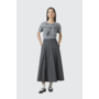 Funny Belted Skirt - Heather Grey